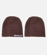 Adwysd Reversible Beanie Brown
