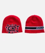 Adwysd No Cuff Beanie Red